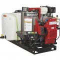 NorthStar Hot Water Pressure Washer Skid with Wet Steam — 3000 PSI, 4.0 GPM, Honda Engine, 100-Gal. Water Tank, Model# 157116
