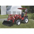 NorTrac 35XT 35 HP 4WD Tractor with Front End Loader — With Ag. Tires