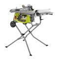 RYOBI 15 Amp 10 In. Expanded Capacity Table Saw with Rolling Stand