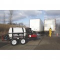 NorthStar Hot Water Commercial Pressure Washer Trailer with 2 Wands — 4,000 PSI, 7.0 GPM, Kohler Engine, 525-Gal. Water Tank