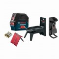 Bosch GCL 2-160 Self-Leveling Cross-Line Laser with Plumb Points.
